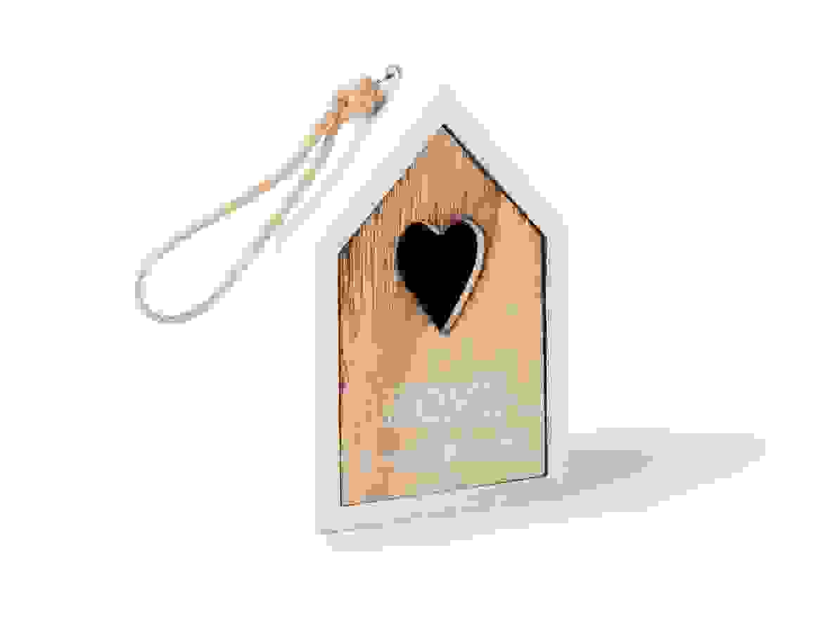 Wooden box as calling bell